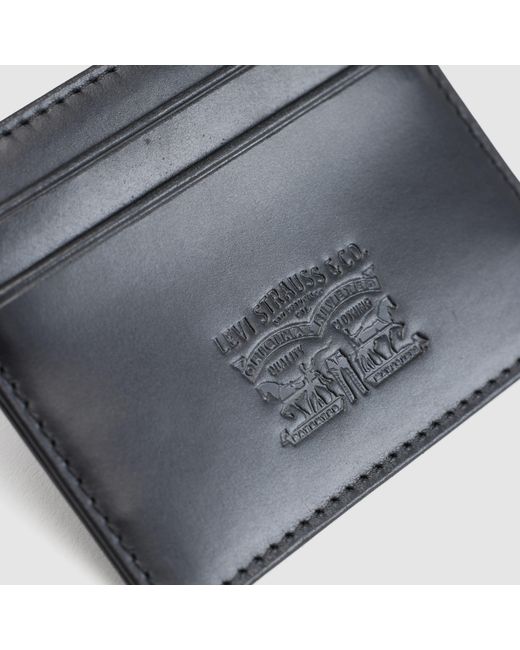 Porta Carte di Levi's in Black da Uomo