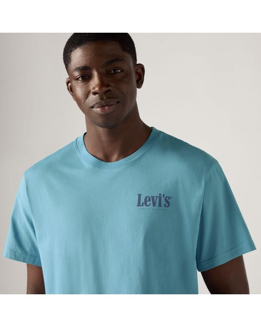 Levi's Blue Relaxed Fit Graphic Tee for men