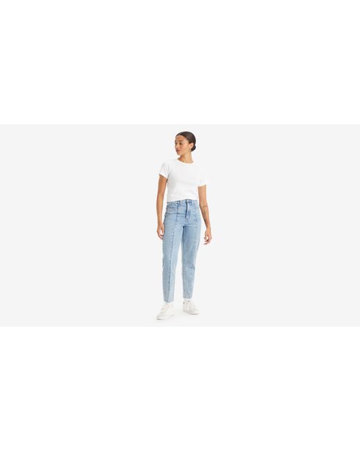 Levi's Black High waisted altered mom jeans