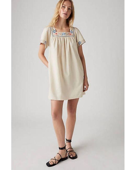 Ambre Babydoll Dress Levi's de color Natural