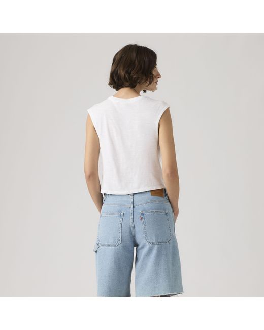 Jemma Knot Tee Levi's de color Blue
