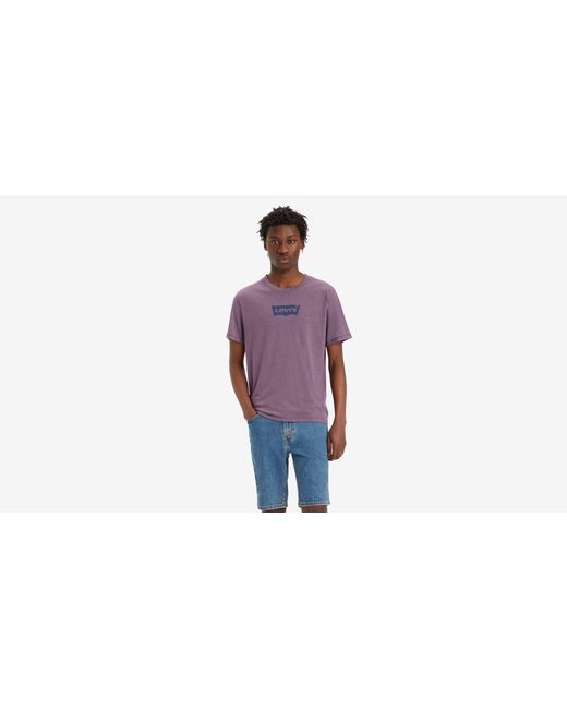 T shirt graphique classique violet / batwing tri blend navy cosmos Levi's pour homme en coloris Black