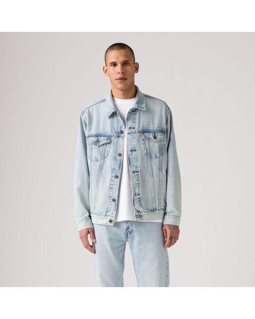 Levi's Blue Relaxed Trucker Jacket for men