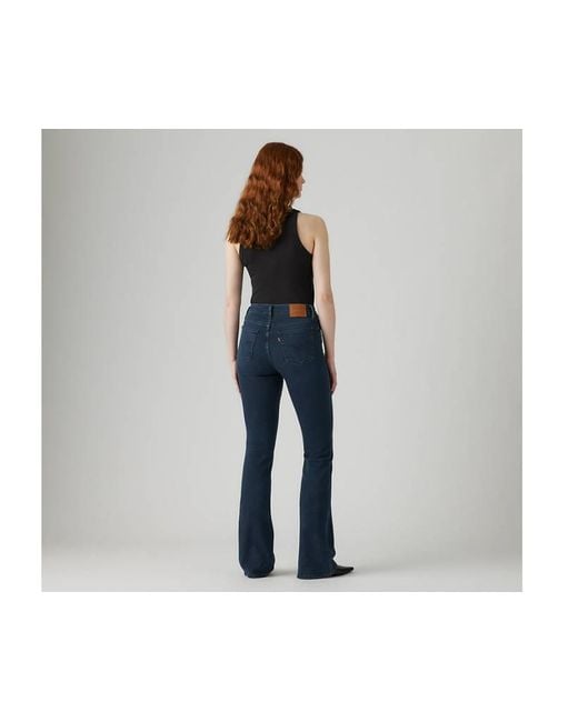 Jeans 726 Svasati A Vita Alta di Levi's in Blue