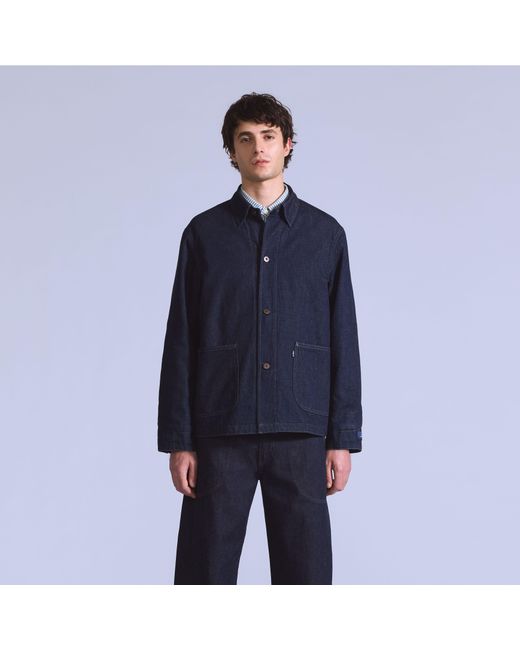 Levi's Naval Sack Coat Jas in het Blue voor heren