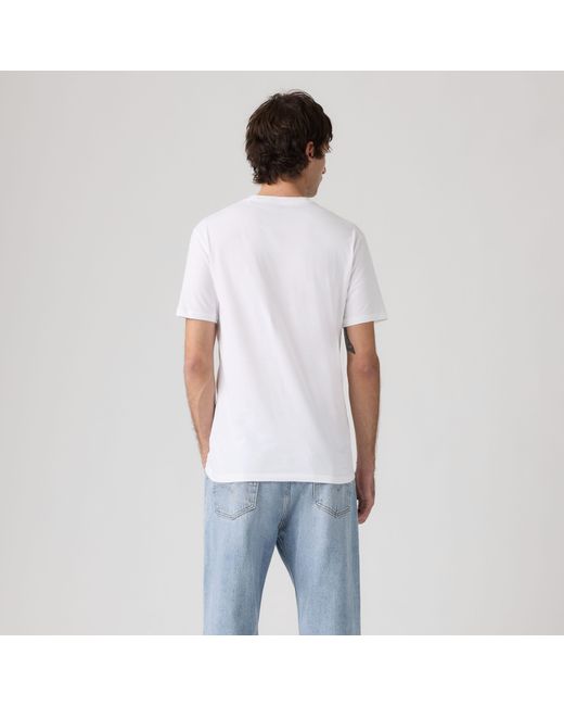 Levi's Slim Fit T Shirt Ronde Hals in het Black voor heren