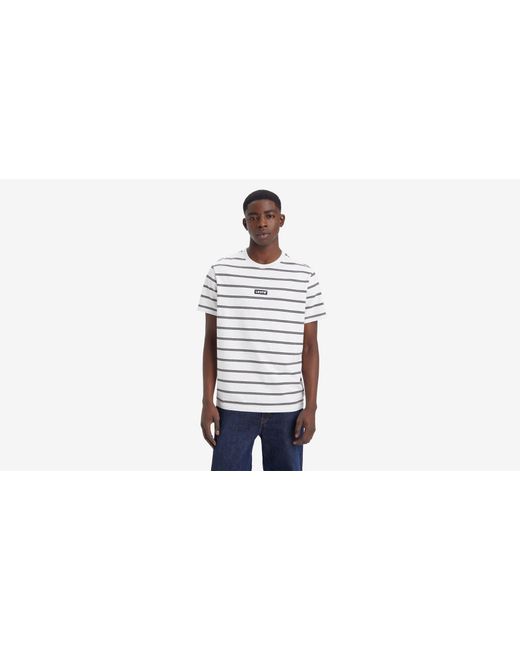 Levi's Black Relaxed Baby Tab Tee for men