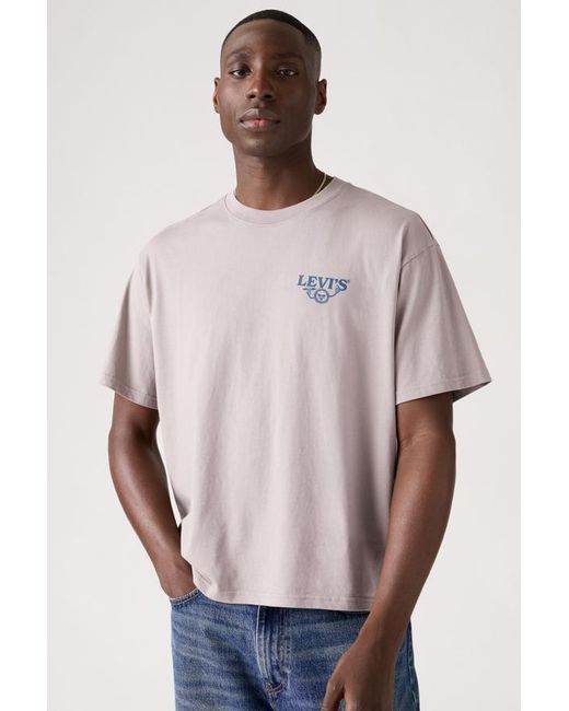 T Shirt Graphique Boxy Levi's pour homme en coloris Natural