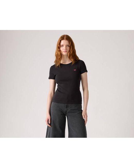 T Shirt Essential (Lot De 2) Levi's en coloris Black