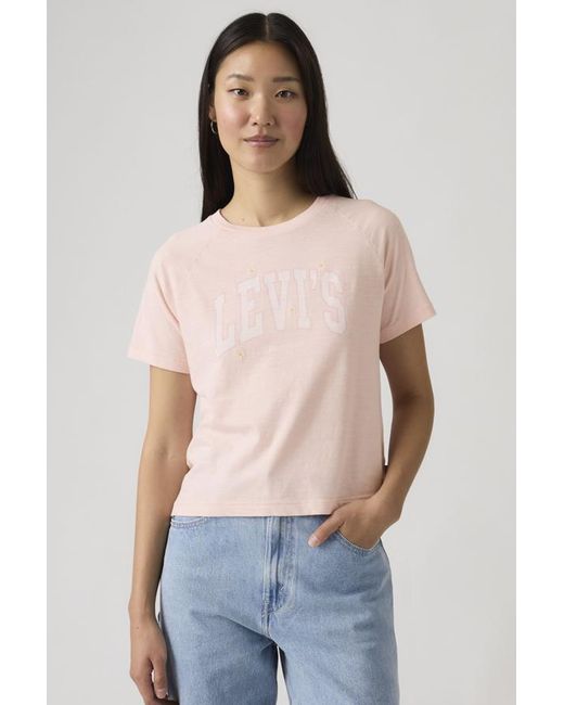 Levi's Pink Graphic Game Day Tee