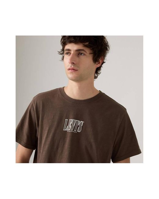 Camiseta Relaxed Fit Levi's de hombre de color Brown