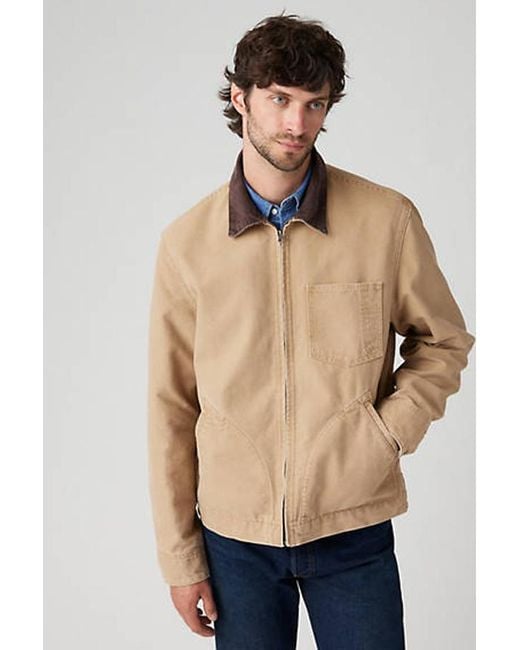 Levi's Natural Full Zip Mechanics Jacket for men