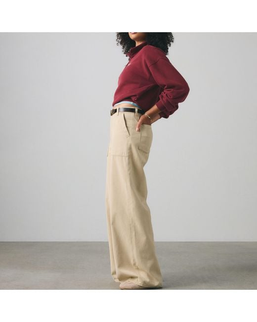 Levi's White Cinch Wide Leg Fatigue Pants