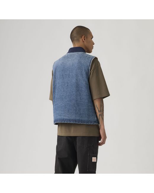 Levi's Sansome Bodywarmer in het Blue voor heren