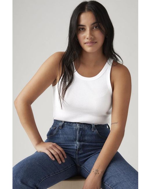 Levi's Black Racer Tank