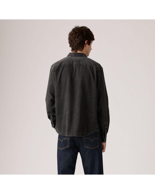 Levi's Authentic Overhemd Met Knopen in het Gray voor heren
