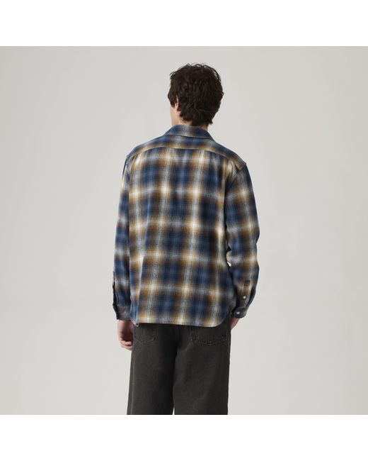 Levi's Jackson Worker Overshirt in het Gray voor heren