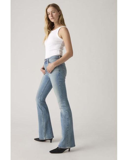 Levi's Blue 726 High Rise Flare Jeans