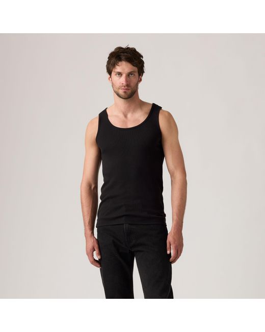 Débardeur Bord Côtes Lot De 2 Levi's pour homme en coloris Black