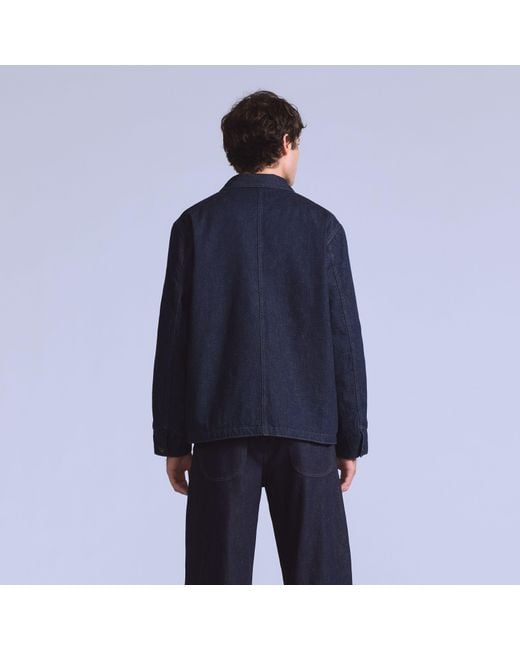 Levi's Naval Sack Coat Jas in het Blue voor heren