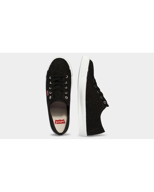 Levi's Malibu Beach Sneakers in Black | Lyst UK