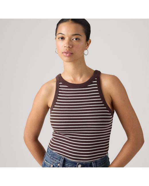 Levi's Blue Essential Racer Tank Top