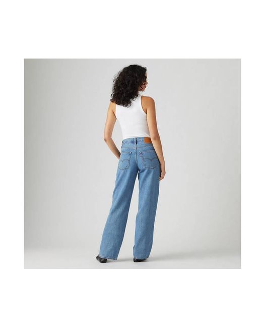Jeans Baggy Dad Levi's de color Blue