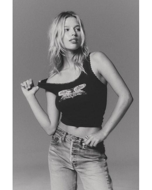 Levi's Gray Pride Pretty Tough Tank Top