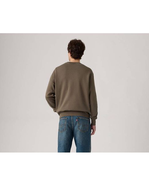 Sudadera De Cuello Redondo Authentic Levi's de hombre de color Brown