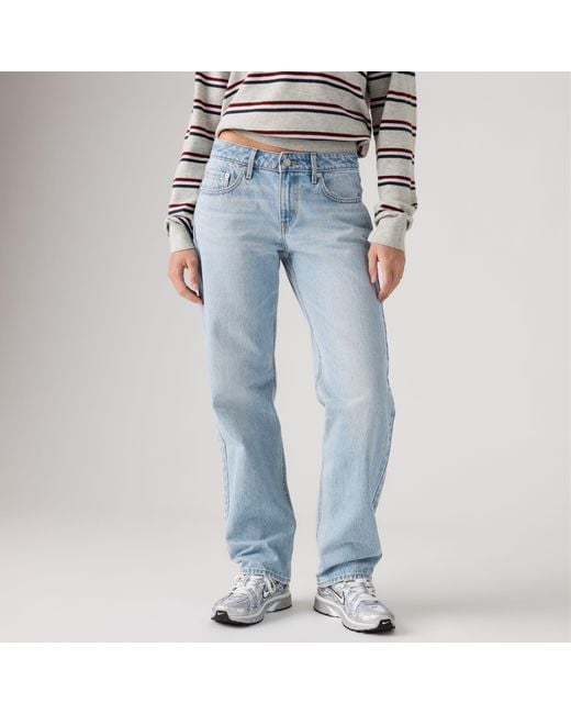 Levi's Blue Low Straight Jeans