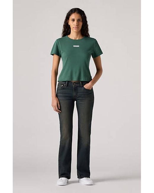 Levi's Green Superlow Bootcut Jeans