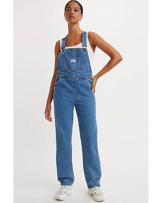 Levi's Blue Vintage Denim Overalls