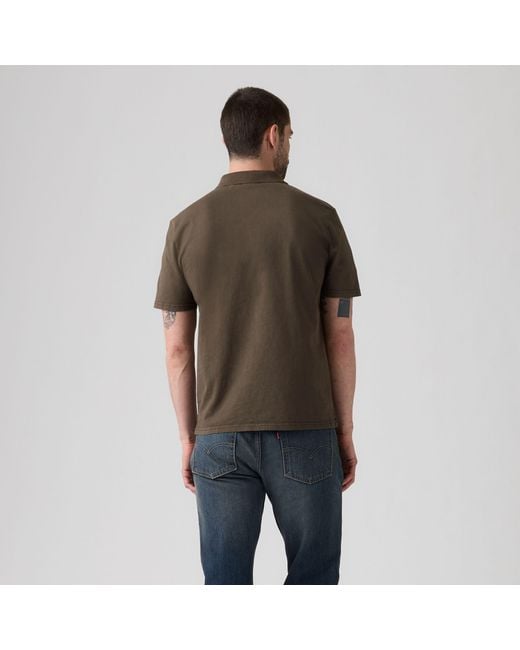 Authentic Polo Levi's de hombre de color Brown