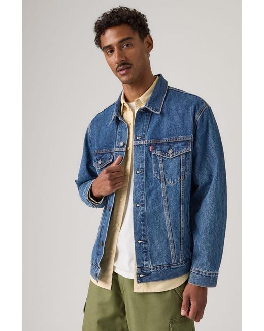 Levi's Blue Relaxed Type Iii Trucker Jacket for men