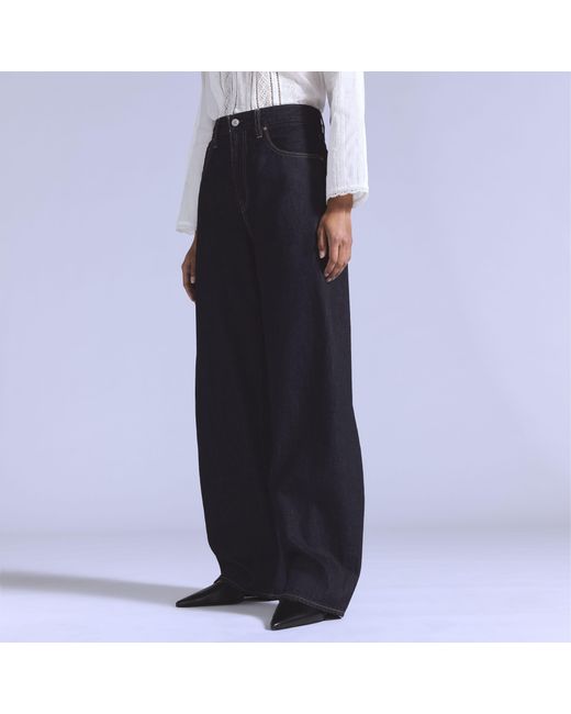 Levi's Blue Drop Barrel Jeans