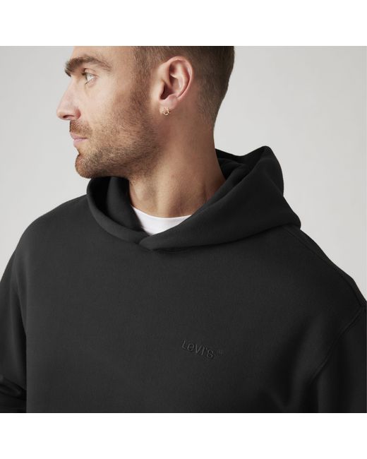 Sudadera Con Capucha Authentic Levi's de hombre de color Black