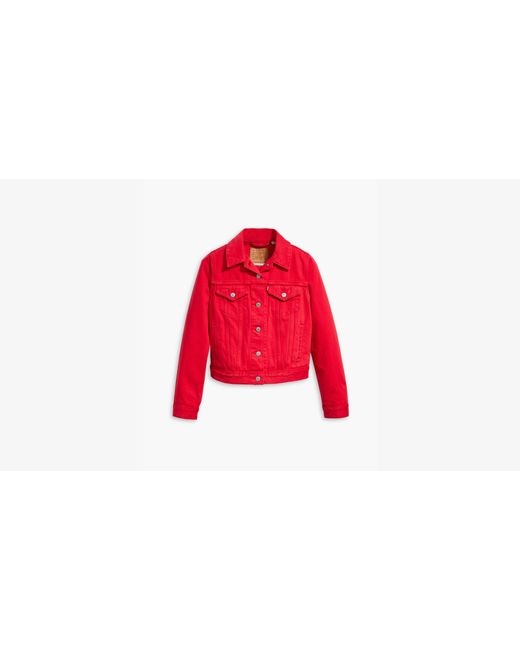 La chaqueta trucker original Levi's de color Red