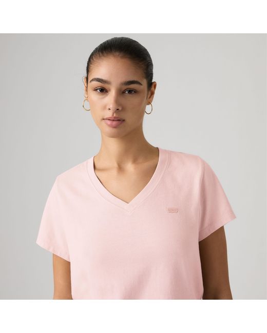 Levi's Multicolor Favorite Cotton V Neck Tee