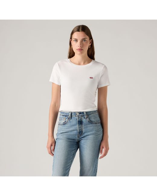 Levi's Black Essential Housemark Tee