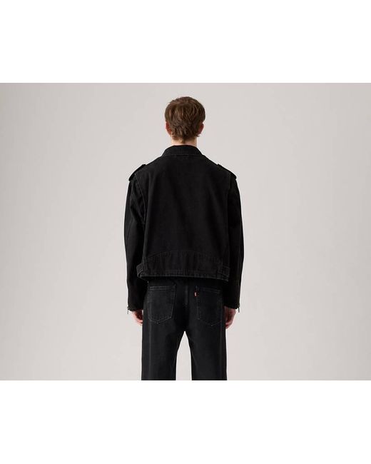 Levi's Pride Denim Motorjack in het Black voor heren
