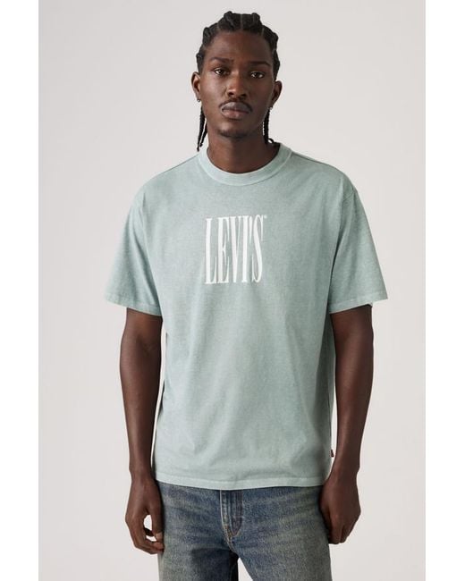 Levi's Gray Graphic Vintage Fit Tee for men