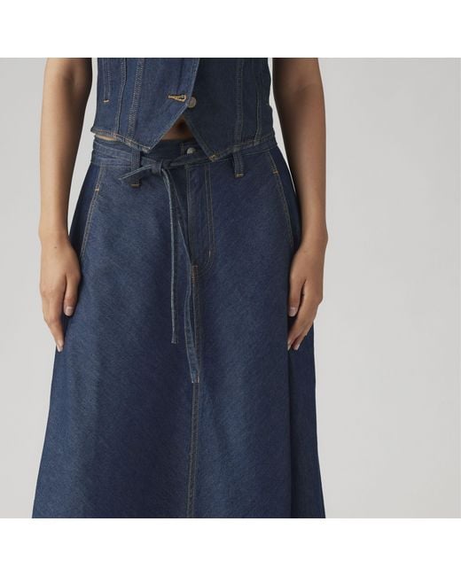 Levi's Blue Xl Skirt