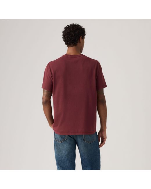 Levi's Essential Pocket Tee in het Red voor heren