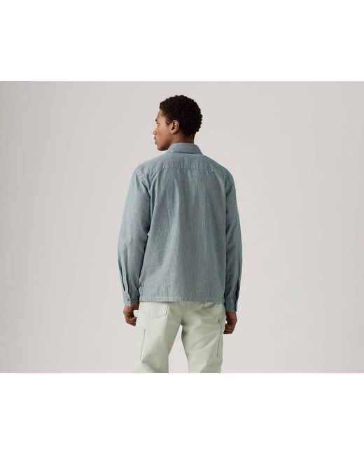 Camicia Da Lavoro A Maniche Lunghe di Levi's in Blue da Uomo