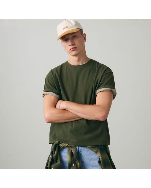 Levi's Green Boxy Tee for men
