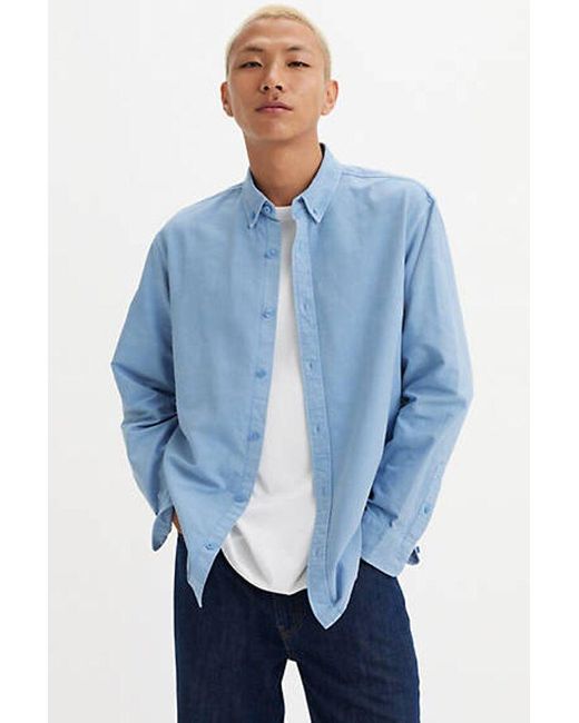 Levi's Authentic Button Down Shirt in het Blue voor heren