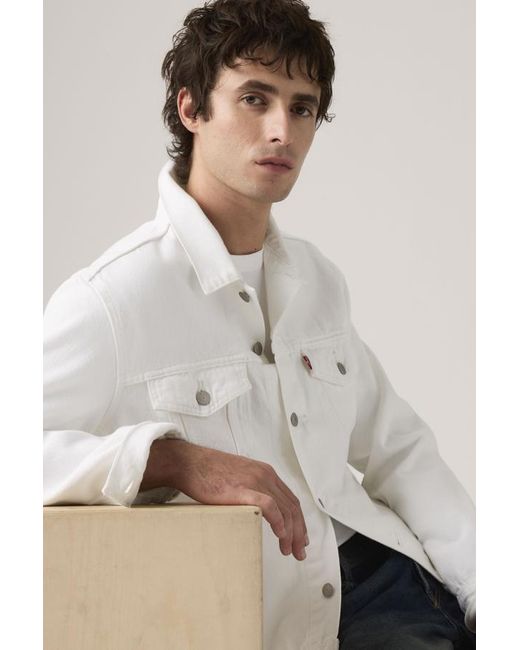 Giacca Trucker di Levi's in Gray da Uomo
