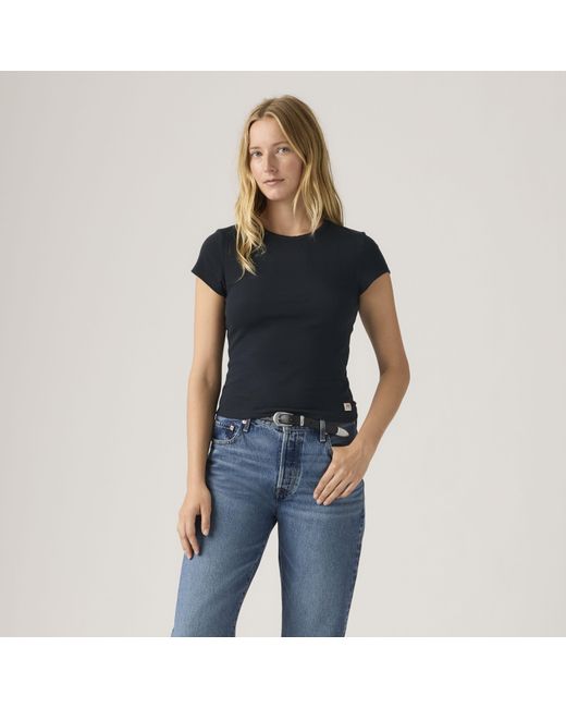 Levi's Dry Goods T Shirt in het Black