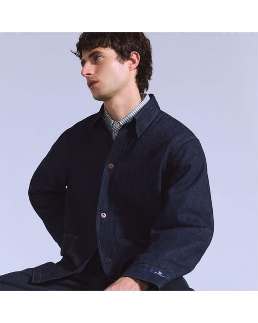 Levi's Naval Sack Coat Jas in het Blue voor heren