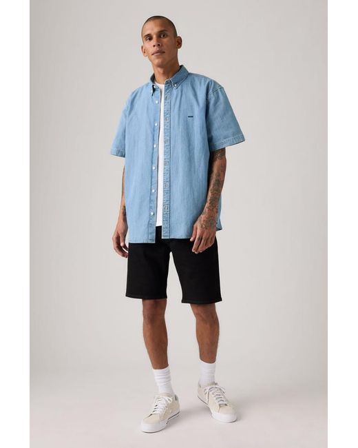 Levi's Black 405 Standard Shorts for men